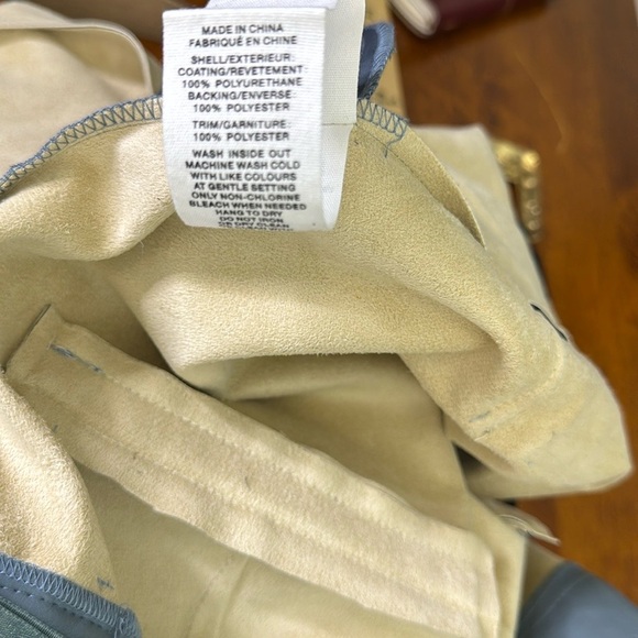 Anthropologie Avec Les Filles Vegan Leather Cargo pants size large - Picture 8 of 9